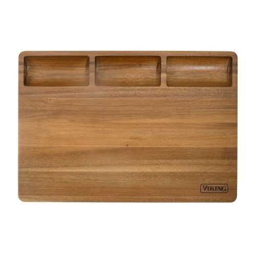 Rent To Own - Viking Acacia 20-inch Reversible Butcher Block Prep/Carving Board - Wood