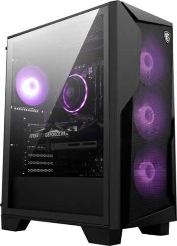 Rent to own MSI - Codex R2 Gaming Desktop - Intel Core i5- 12400F - 16GB Memory - NVIDIA GeForce RTX 3050 6G - 500GB SSD - Black - Black