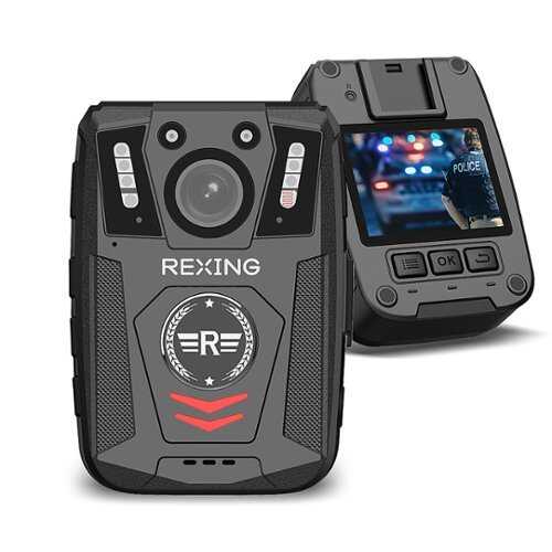 Rent to own Rexing - P2 1080p FHD Body Camera with Type-C Port - Black
