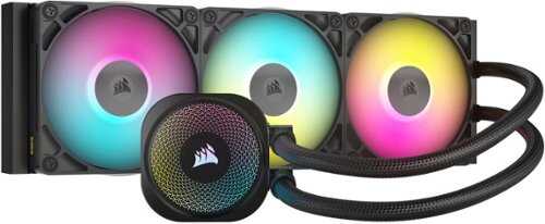 Rent to own CORSAIR - iCUE LINK TITAN 360 RX Liquid CPU Cooler with RGB Lighting - Black