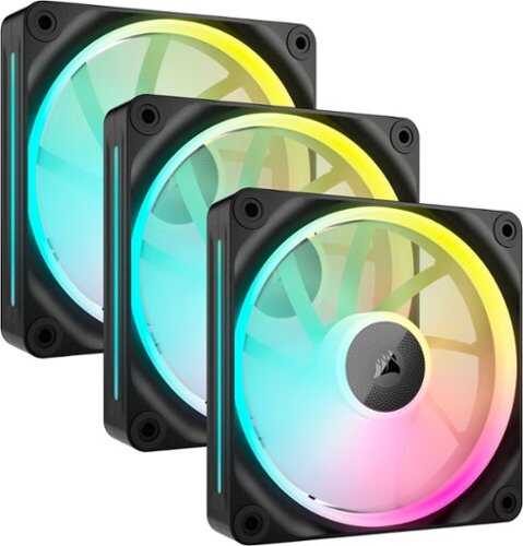 Rent to own CORSAIR - CUE LINK LX120 RGB 120mm PWM Fans Starter Kit (3-pack) - Black