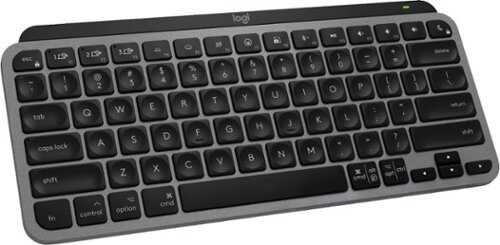 Rent to own Logitech - MX Keys Mini TKL Bluetooth Scissor Mini MX Keys Switch Keyboard for Apple mac OS, iPad OS with Backlit Keys - Space Gray