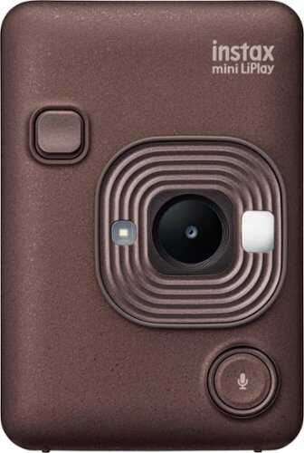 Rent to own Fujifilm - INSTAX MINI LIPLAY Hybrid Instant Camera - Deep Bronze