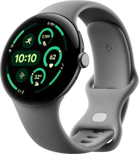 Rent to own Google - Pixel Watch 3 (45mm) Smartwatch with Hazel Band - Wi-Fi - Matte Hazel