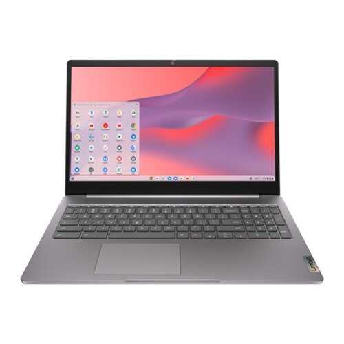 Rent to own Lenovo - IdeaPad 3i Chromebook 15.6" FHD Laptop - Intel Celeron - 4GB Memory with 64GB eMMC Storage - Artic Grey