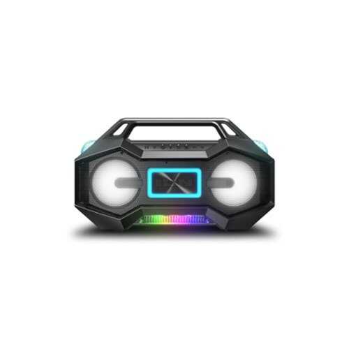 Rent to own ION Audio - Party Rocker Go high-Power Boombox with Party Starter Lights - Black