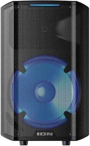 Rent to own ION Audio - Trouper 300 - Battery-Powered Portable Speaker System with Multi-Channel Mixer and Lights - Black