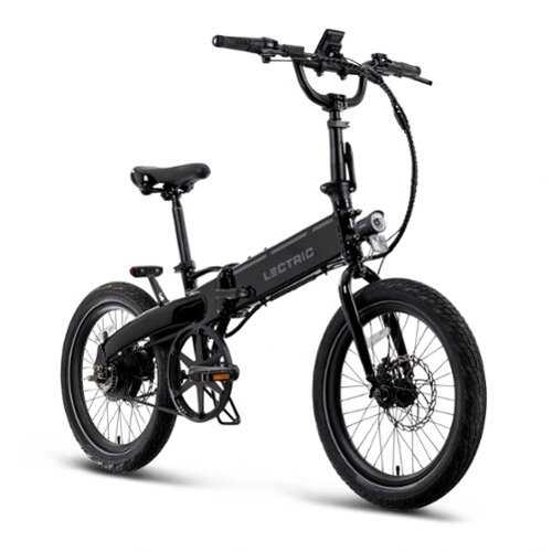 Rent to own Lectric eBikes - XP Lite 2.0 Foldable Long-Range Belt Drive eBike with 80 miles Max Operating Range & 20 mph Max Speed - Unisize - JW Black