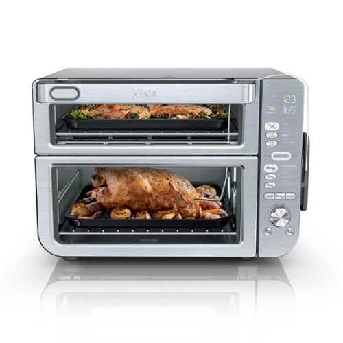 Rent to own Ninja - Double Stack XL Countertop Oven & Air Fryer with Pro Cook System - Stainless Steel