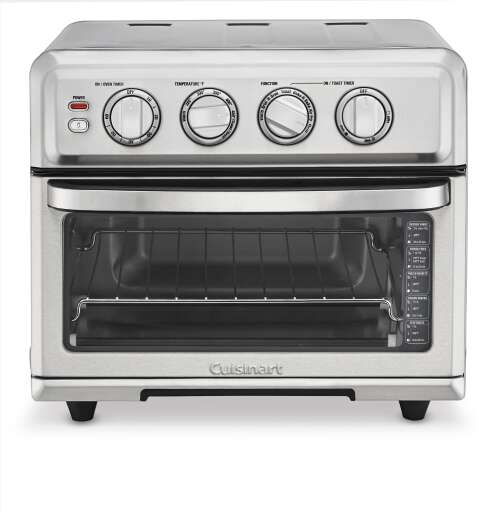 Rent to own Cuisinart - 0.6 Cu. Ft. Air Fryer Toaster Oven with Grill - Stainless Steel