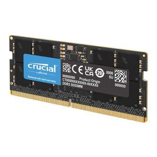 Rent to own Crucial - 16GB DDR5 5600MHz C46 SODIMM Laptop Memory - Black