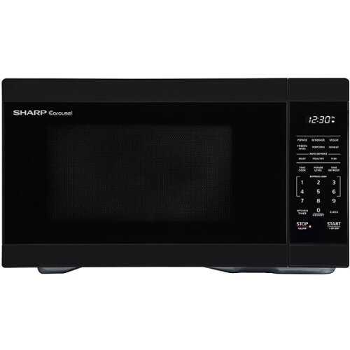 Rent to own Sharp - 1.4 CF Countertop Microwave Oven - Black