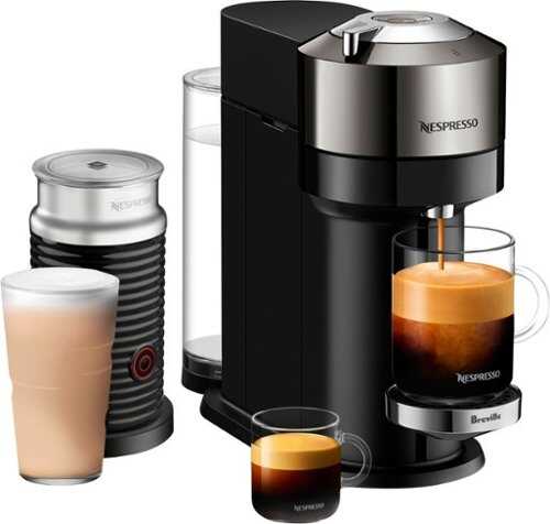 Rent to own Nespresso - Vertuo Next Deluxe Bundle by Breville - Dark Chrome