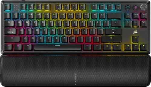 Rent to own CORSAIR - K70 CORE TKL Compact Wireless RGB Pre-Lubed Linear Mechanical Switches Gaming Keyboard with Sound Dampening - Black