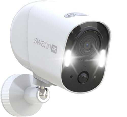 Rent to own Swann Xtreem4K Wireless Security Camera with 32GB Micro SD & Cloud Storage - White