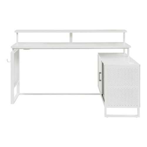 Rent to own OSP Home Furnishings - ACE L Desk with Hutch Shelf - White