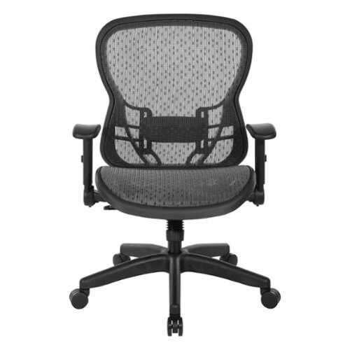 Rent to own OSP Home Furnishings - Deluxe R2 SpaceGrid Back Chair - Black