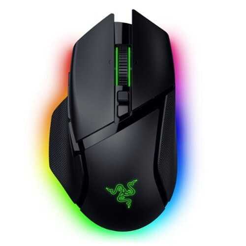 Rent to own Razer - Basilisk V3 Pro 35K Wireless Ergonomic Gaming Mouse with HyperScroll Tilt Wheel and Chroma RGB Lighting - Black