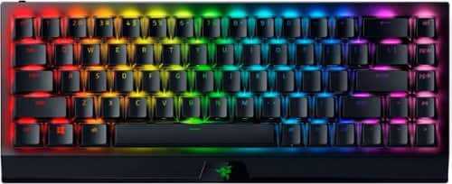 Rent to own Razer - BlackWidow V4 Mini 65% HyperSpeed Wireless Orange Switch Gaming Keyboard with Hot-Swappable Design - Black