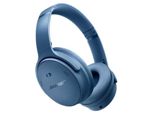 Rent to own Bose - QuietComfort Wireless Noise Cancelling Over-the-Ear Headphones - Blue Dusk