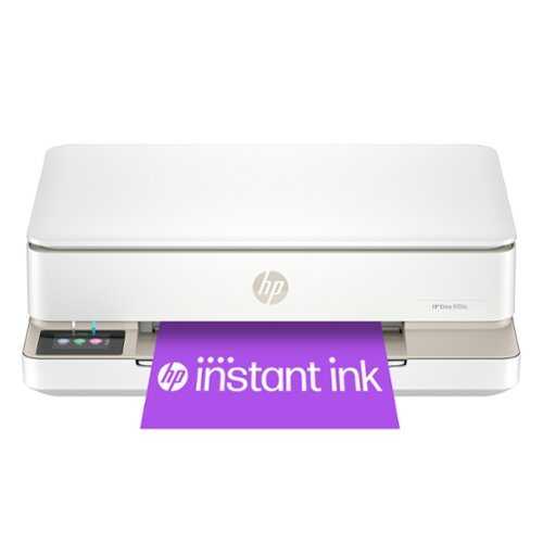 Rent to own HP - Envy 6155e Wireless All-in-One Inkjet Printer with 3 months of Instant Ink included with HP+ - White