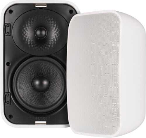 Rent to own Sonance - MX52 - Mariner MX Series 5-1/4" 2-Way Outdoor Surface Mount Speakers (Pair) - Paintable White