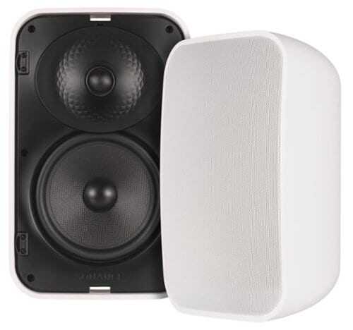 Rent to own Sonance - MX62 - Mariner MX Series 6-1/2" 2-Way Outdoor Surface Mount Speakers (Pair) - Paintable White