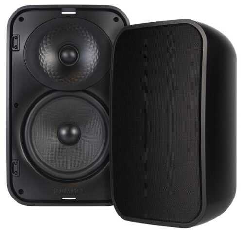 Rent to own Sonance - MX62 - Mariner MX Series 6-1/2" 2-Way Outdoor Surface Mount Speakers (Pair) - Black