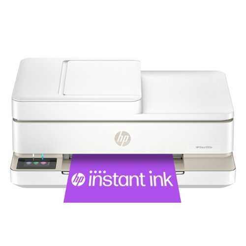 Rent to own HP - Envy 6555e Wireless All-in-One Inkjet Printer with 3 months of Instant Ink included with HP+ - White