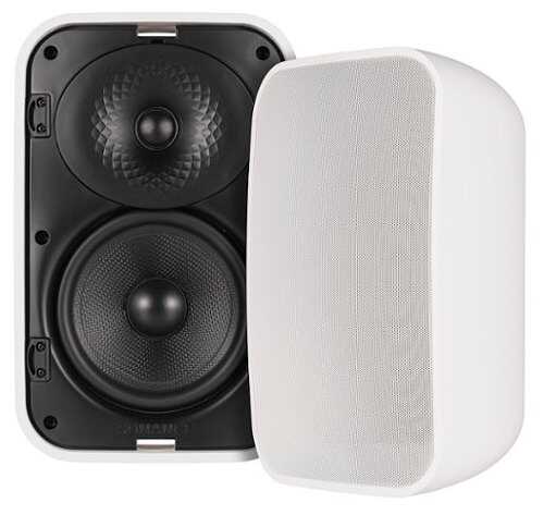 Rent to own Sonance - MX52 SST SINGLE SPEAKER - Mariner Series 5-1/4" 2-Way Outdoor Surface Mount Single Stereo Speaker (Each) - Paintable White