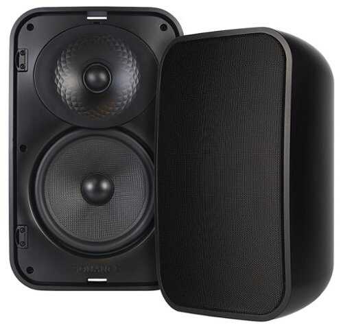 Rent to own Sonance - MX62 SST SINGLE SPEAKER - Mariner Series 6-1/2" 2-Way Outdoor Surface Mount Single Stereo Speaker (Each) - Black