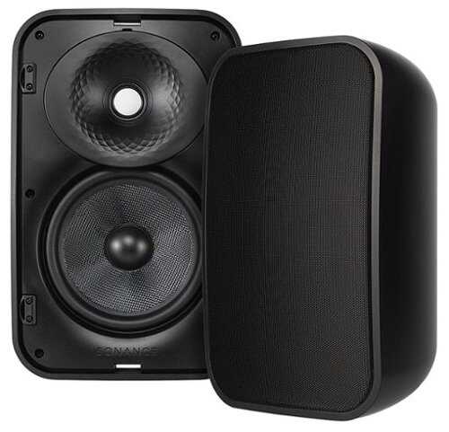 Rent to own Sonance - MX66 - Mariner Series 6-1/2" 2-Way Outdoor Surface Mount Speakers (Pair) - Black