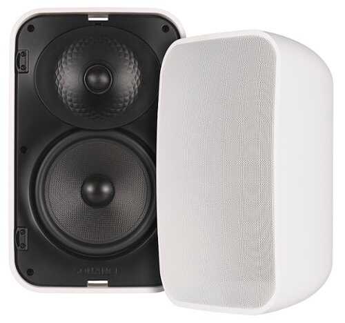 Rent to own Sonance - MX62 SST SINGLE SPEAKER - Mariner Series 6-1/2" 2-Way Outdoor Surface Mount Single Stereo Speaker (Each) - Paintable White