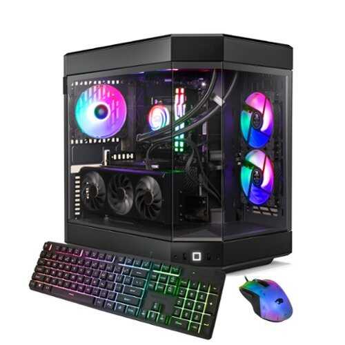 Rent to own iBUYPOWER - Y60 Gaming Desktop PC - AMD Ryzen 7 9700X- NVIDIA GeForce RTX 4060 Ti 8GB- 32GB DDR5 RGB RAM - 2TB NVMe - Black