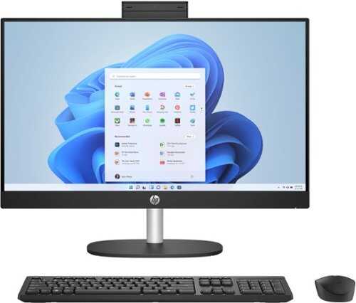 Rent to own HP - 23.8" Touch-Screen All-in-One - AMD Ryzen 5 7520U - 16GB Memory - 1 TB SSD - Jet Black