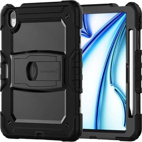 Rent to own SaharaCase - Raider Series Heavy Duty Case for Apple iPad Air (M2) 13" 2024 - Scorpion Black