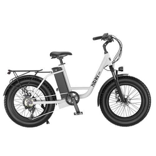 Rent to own HiBoy - EX6 Electric Bike w/ 75 mi Max Operating Range & 25 mph Max Speed - White