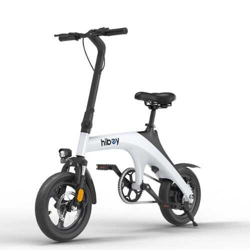 Rent to own HiBoy - C1 Electric Bike w/ 43.5 mi Max Operating Range & 20 mph Max Speed - White