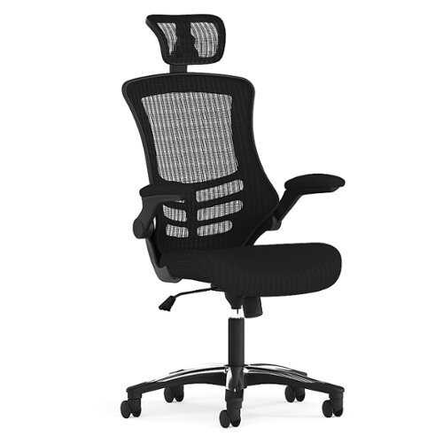 Rent to own Alamont Home - Kelista Contemporary Mesh Executive Swivel Office Chair - Black