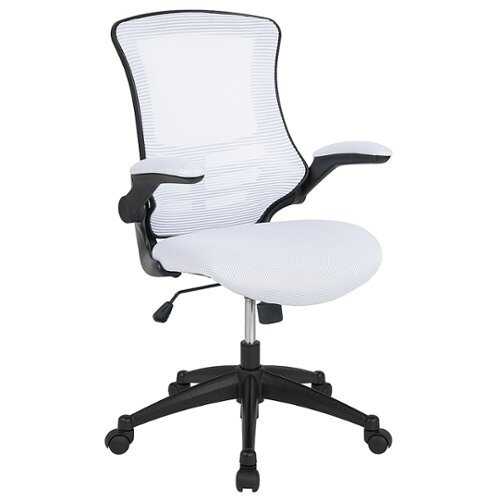 Rent to own Alamont Home - Kelista Contemporary Mesh Swivel Office Chair - White Mesh