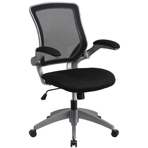 Rent to own Alamont Home - Kale Contemporary Mesh Swivel Office Chair - Black