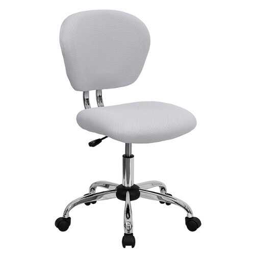 Rent to own Alamont Home - Beverly Contemporary Mesh Swivel Office Chair - White