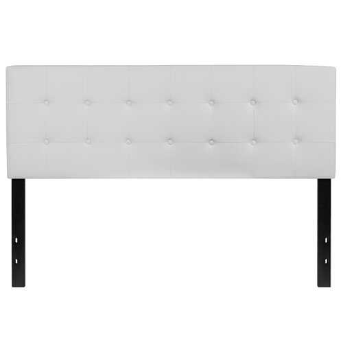 Rent to own Alamont Home - Lennox Button Tufted Upholstered Headboard - White