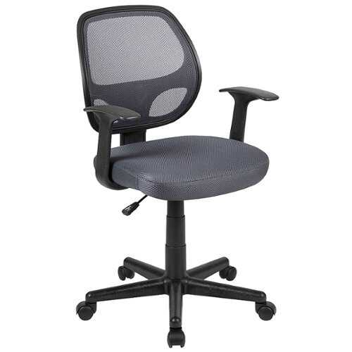 Rent to own Alamont Home Contemporary Mesh Swivel Task Chair - Gray