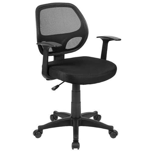 Rent to own Alamont Home - Mallard Contemporary Mesh Swivel Office Chair - Black