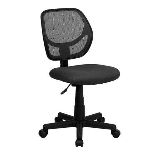 Rent to own Alamont Home - Neri Contemporary Mesh Swivel Office Chair - Gray