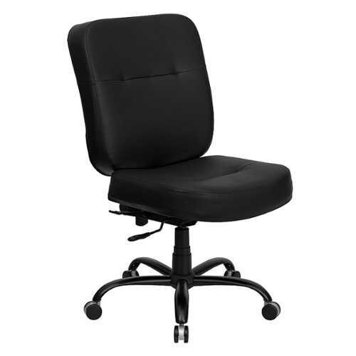 Rent to own Alamont Home - Hercules Big & Tall 400 lb. Rated High Back Ergonomic Office Chair - Black LeatherSoft