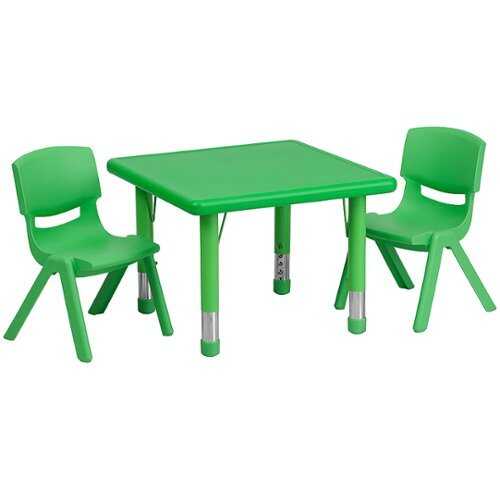 Rent to own Alamont Home - Emmy 24" Square Activity Table Set - Green