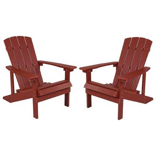 Rent to own Alamont Home - Charlestown Adirondack Chair (set of 2) - Red