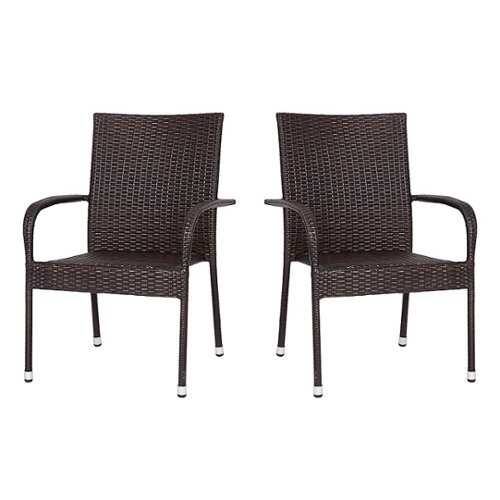 Rent to own Alamont Home - Maxim Patio Chair (set of 2) - Espresso